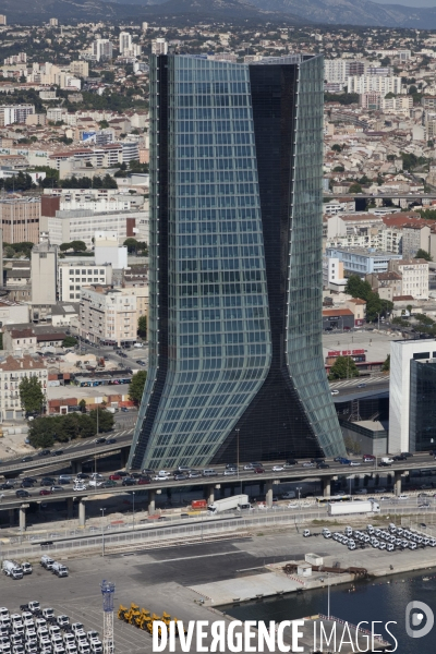 Vue aerienne de Marseille