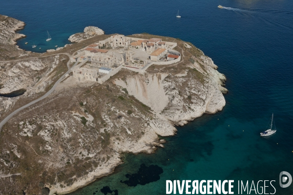 Vue aerienne de Marseille