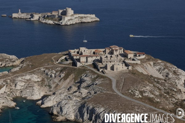 Vue aerienne de Marseille