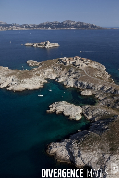 Vue aerienne de Marseille