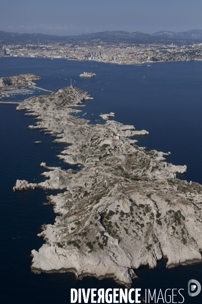 Vue aerienne de Marseille