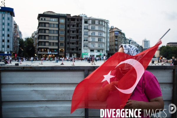 Anti-government demonstration in Taksim, Istanbul