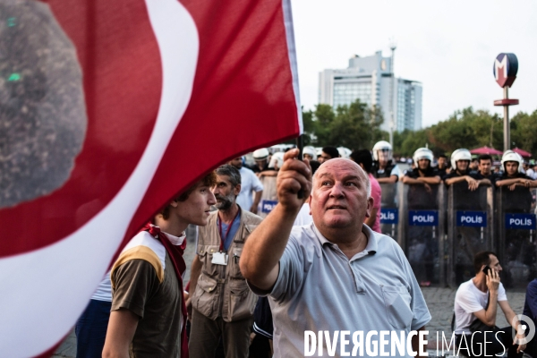 Anti-government demonstration in Taksim, Istanbul