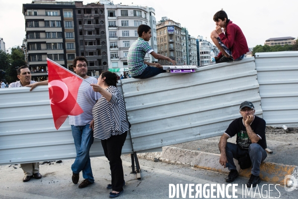 Anti-government demonstration in Taksim, Istanbul