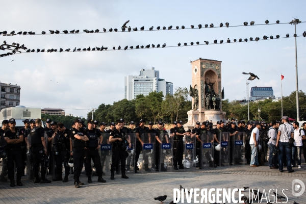 Anti-government demonstration in Taksim, Istanbul