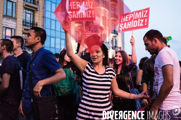 Anti-government demonstration in Taksim, Istanbul