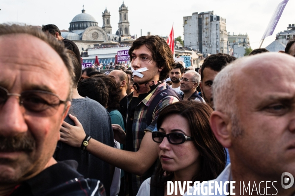 Anti-government demonstration in Taksim, Istanbul