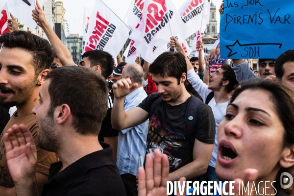 Anti-government demonstration in Taksim, Istanbul