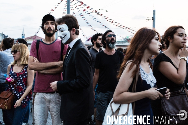 Anti-government demonstration in Taksim, Istanbul