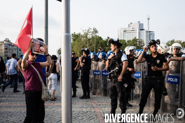 Anti-government demonstration in Taksim, Istanbul