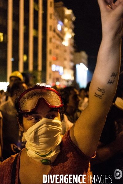 Anti-government demonstration in Taksim, Istanbul