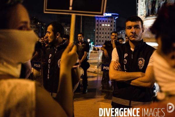 Anti-government demonstration in Taksim, Istanbul