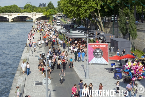 Amenagement pietonnier des Berges de Seine rive gauche