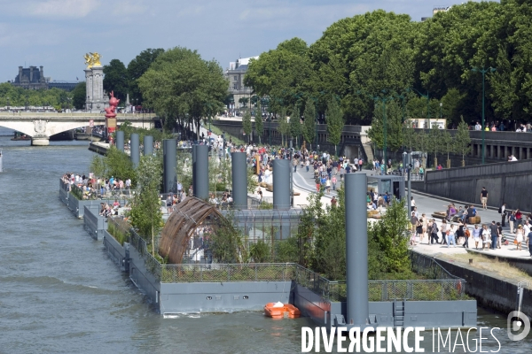 Amenagement pietonnier des Berges de Seine rive gauche