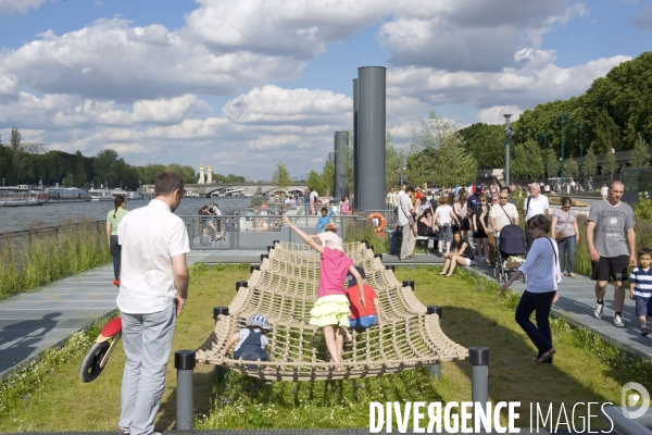Amenagement pietonnier des Berges de Seine rive gauche