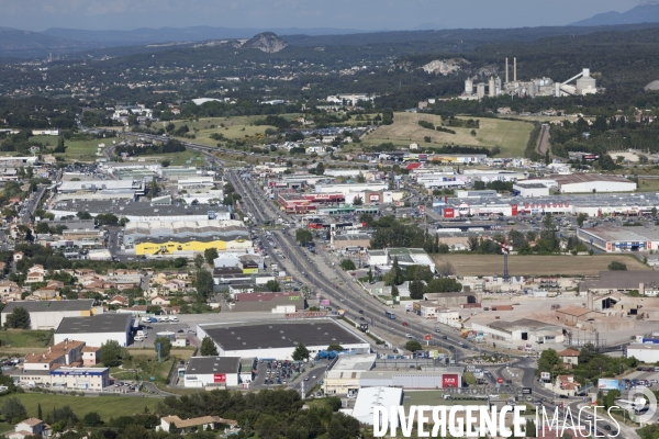 Vue aerienne de Marseille