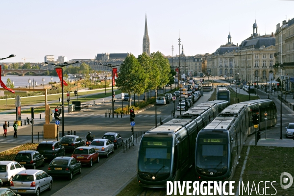 Des tramways et des villes.Tramway de Bordeaux