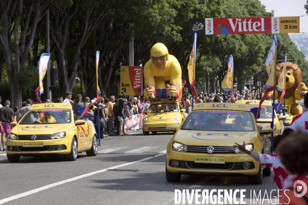 Tour de France et sa caravane publicitaire