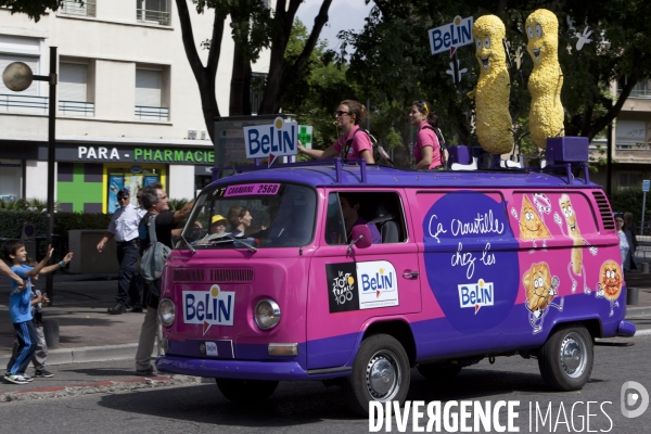 Tour de France et sa caravane publicitaire