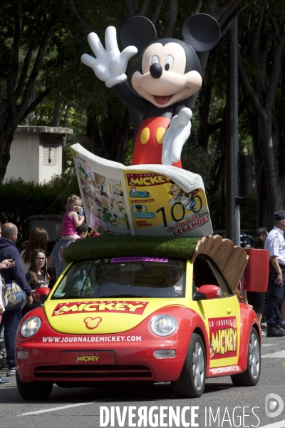 Tour de France et sa caravane publicitaire