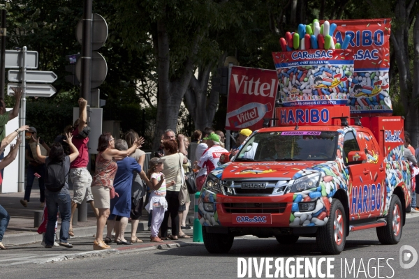 Tour de France et sa caravane publicitaire