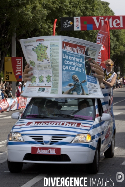 Tour de France et sa caravane publicitaire