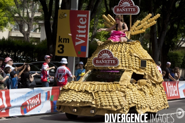 Tour de France et sa caravane publicitaire