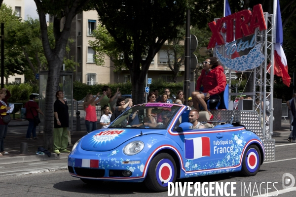 Tour de France et sa caravane publicitaire
