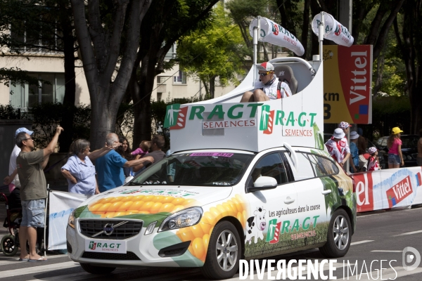 Tour de France et sa caravane publicitaire