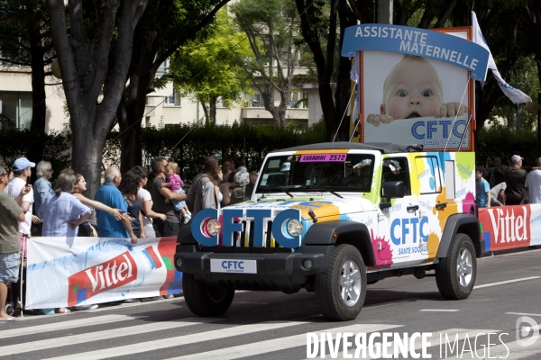Tour de France et sa caravane publicitaire
