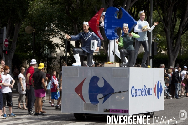 Tour de France et sa caravane publicitaire