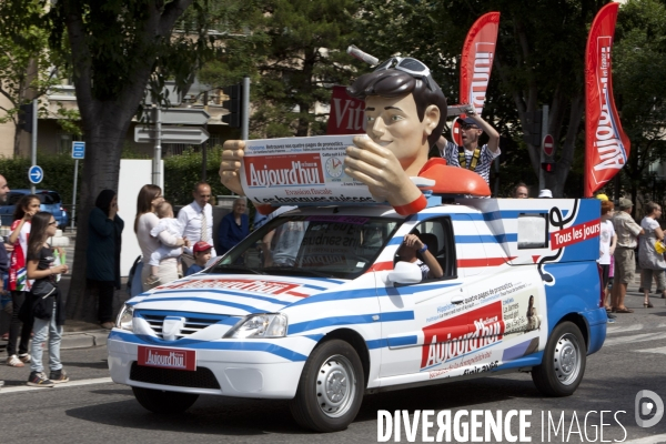 Tour de France et sa caravane publicitaire