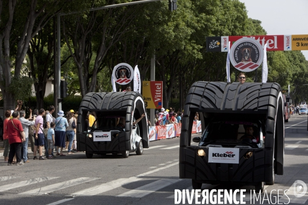 Tour de France et sa caravane publicitaire