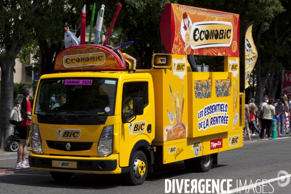 Tour de France et sa caravane publicitaire