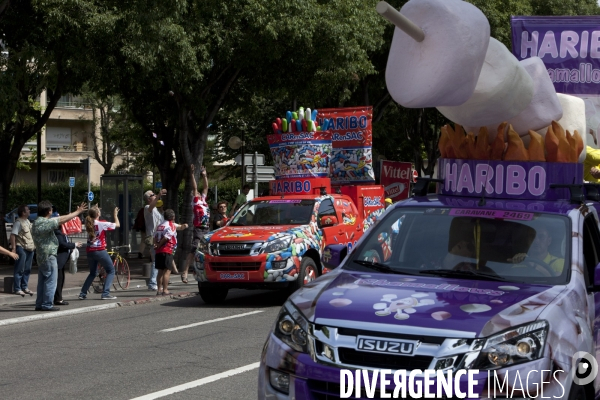 Tour de France et sa caravane publicitaire