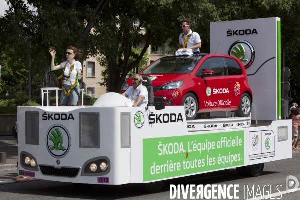 Tour de France et sa caravane publicitaire