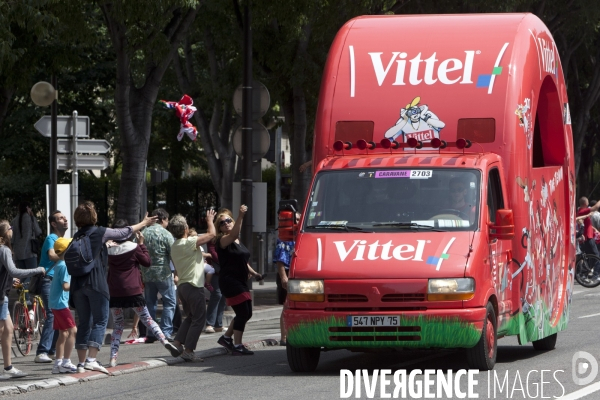 Tour de France et sa caravane publicitaire
