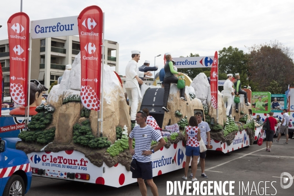 Tour de France et sa caravane publicitaire