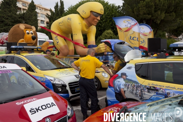Tour de France et sa caravane publicitaire