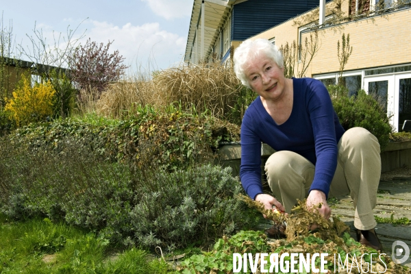 Eva Lanxmeer, un éco quartier a Culemborg, aux Pays Bas.Portrait de Marleen Kaptein