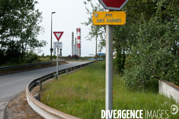 Mardyck, un village cerné de sites industriels à haut risque.