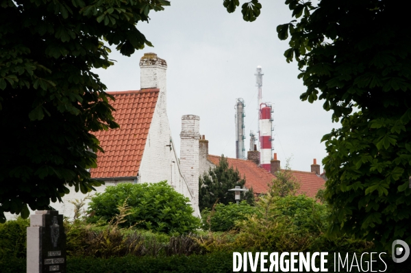 Mardyck, un village cerné de sites industriels à haut risque.