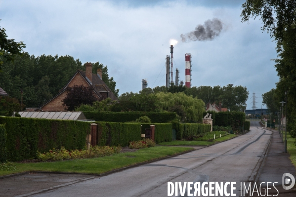 Mardyck, un village cerné de sites industriels à haut risque.