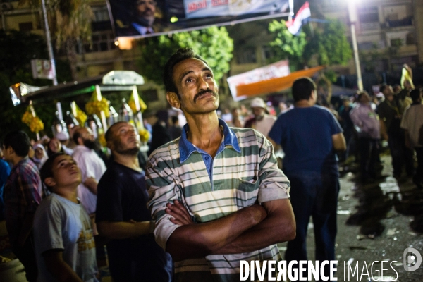 Pro Morsis rally in Nasr, Cairo