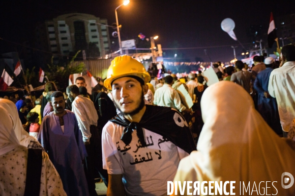 Pro Morsis rally in Nasr, Cairo