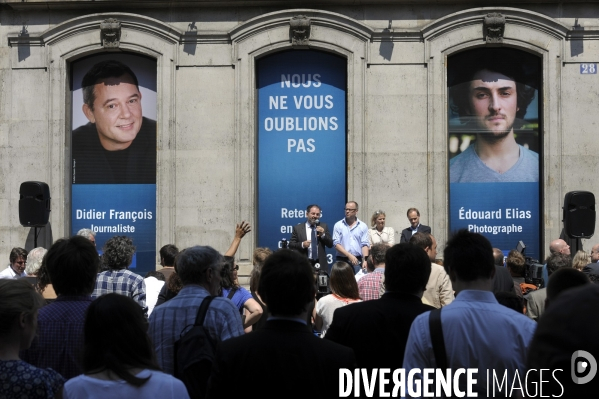Soutien aux journalistes Didier FRANCOIS et Edouard ELIAS disparus en Syrie