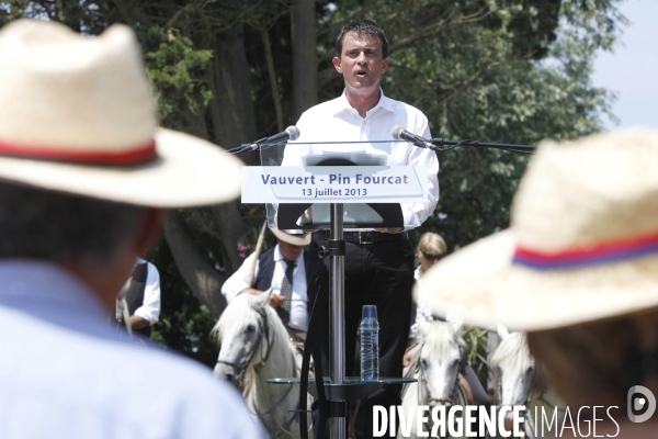 Manuel VALLS en Camargue