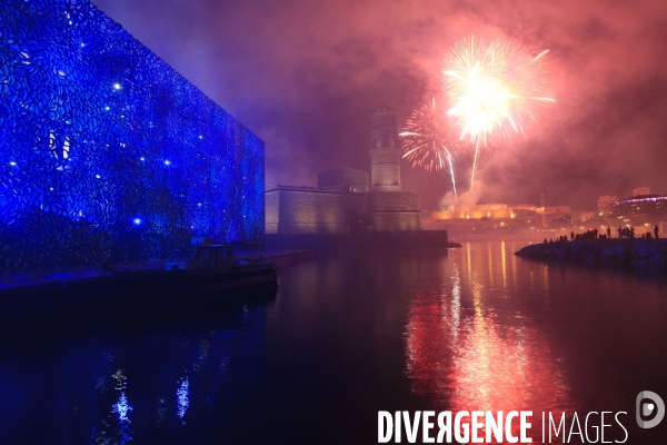 Feu d artifice du 14 juillet a Marseille