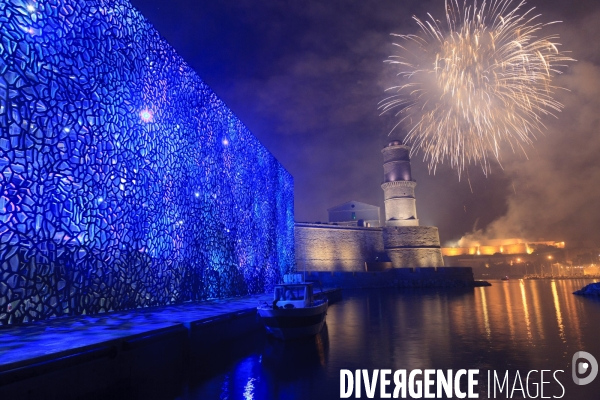 Feu d artifice du 14 juillet a Marseille