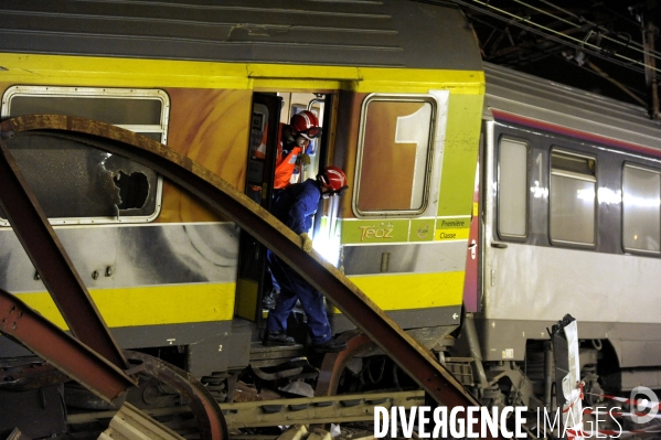 La nuit de la catastrophe ferroviaire. Le travail des sauveteurs